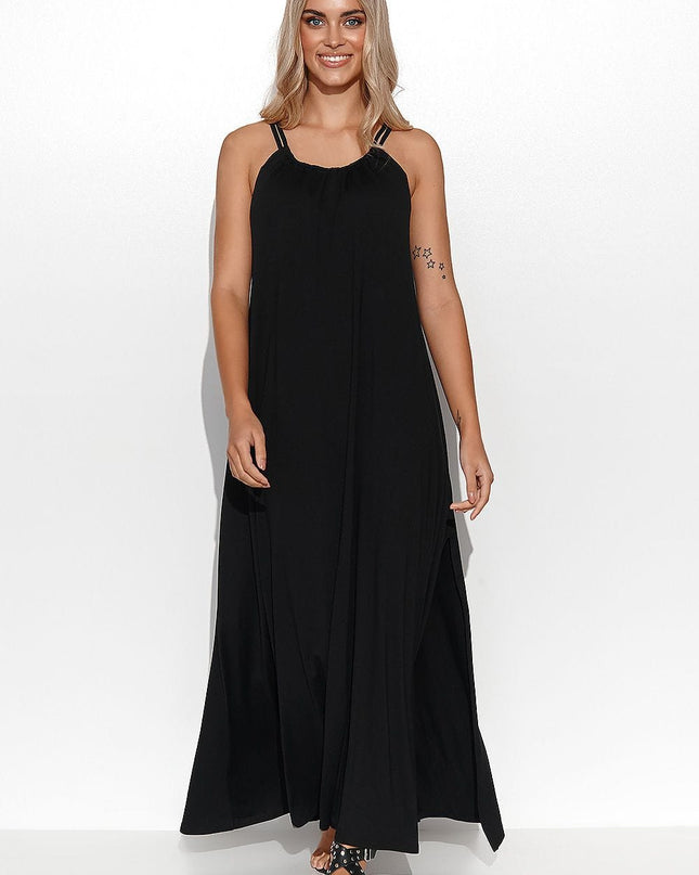 Robe longue en viscose élégante