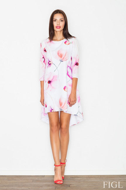Robe ample à fleurs aquarelle