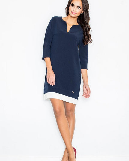 Robe simple minimaliste deux couches