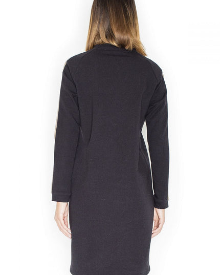 Robe en coton avec manches or