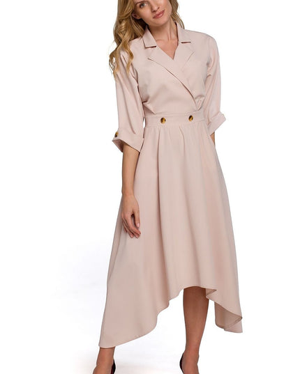 Robe asymétrique noire urbaine