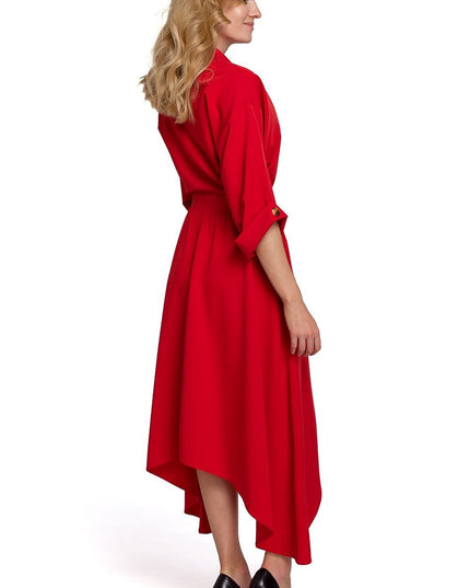Robe asymétrique noire urbaine