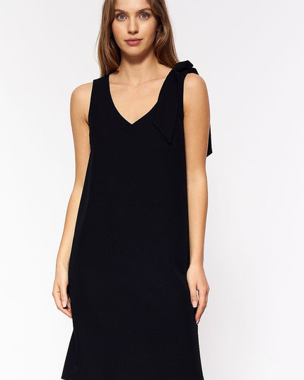 Robe rose décolleté en v