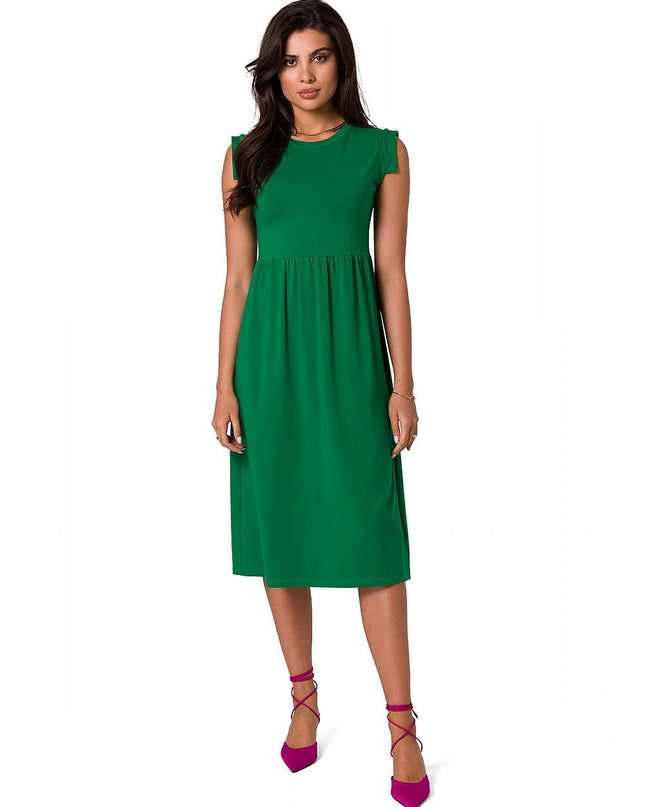 Robe midi taille haute