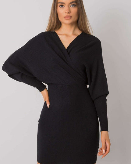 Robe noire en tricot