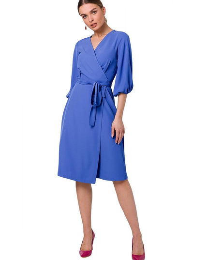 Robe évasée à ceinture
