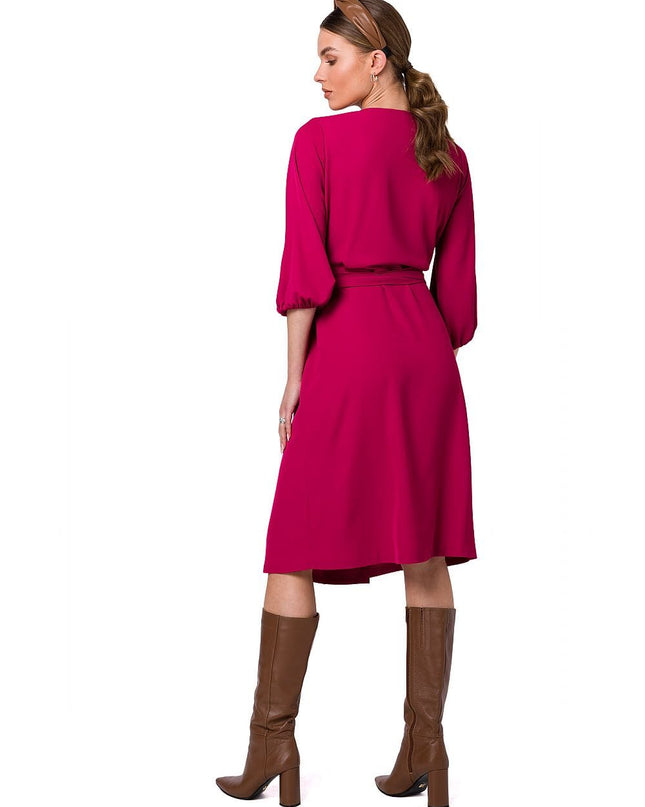 Robe évasée à ceinture