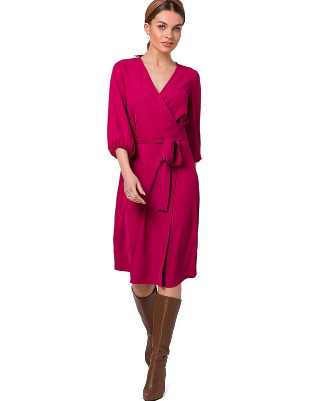 Robe évasée à ceinture