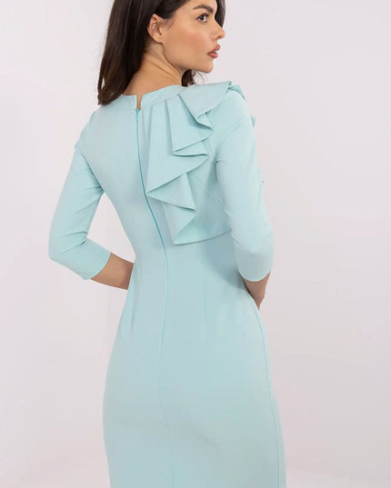 Robe ajustée manches 3/4