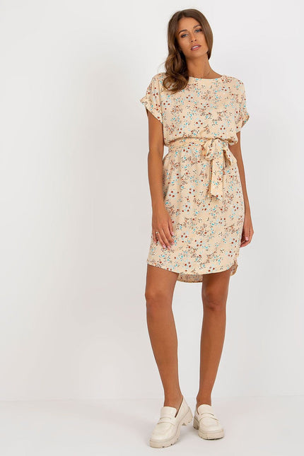 Robe été manches courtes fleurie
