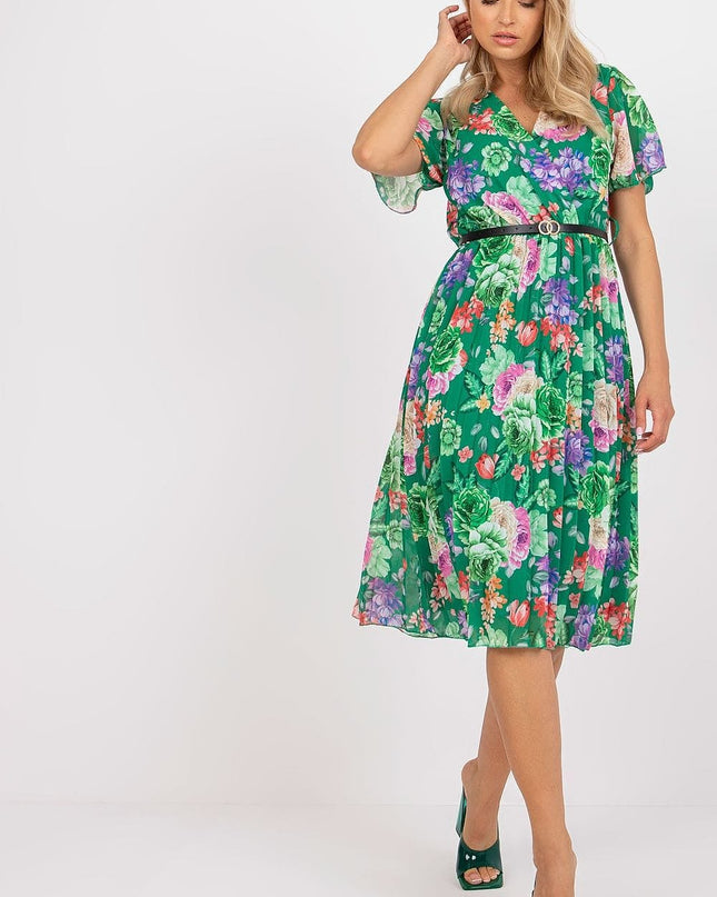 Robe d'été évasée florale