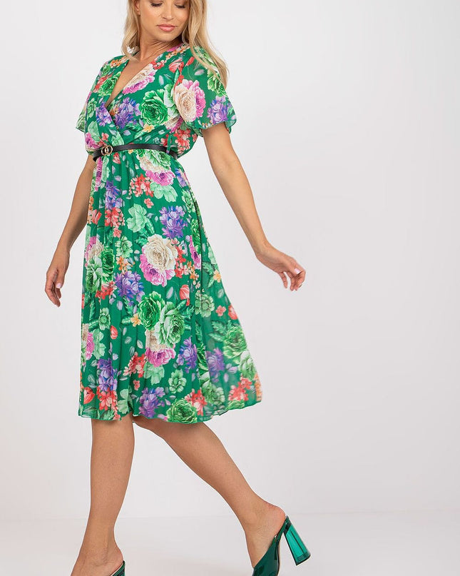 Robe d'été évasée florale
