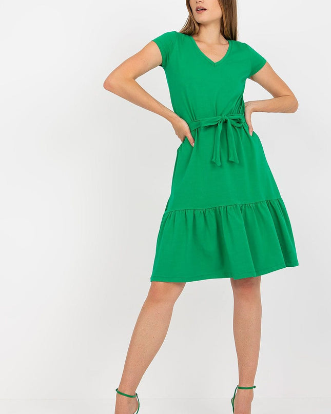 Robe d'été évasée à volants