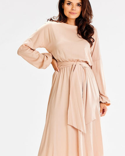 Robe ample manches longues noir