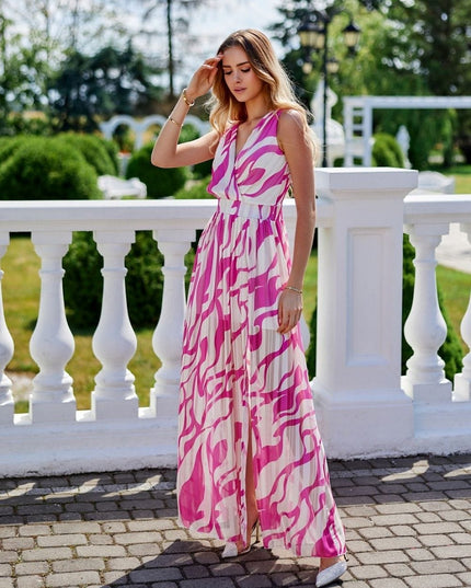 Robe longue en mousseline