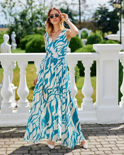 Robe longue en mousseline