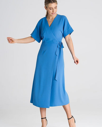 Robe kimono rose fuchsia