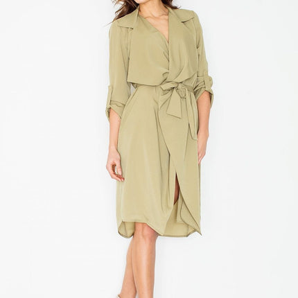 Robe enveloppe nouée été