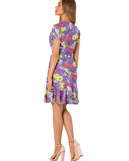 Robe d'été fleurie à volants