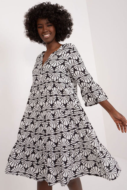 Robe d'été fluide imprimée