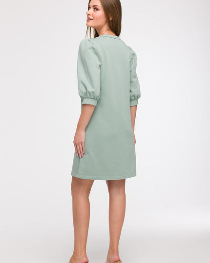 Robe verte ample élégante