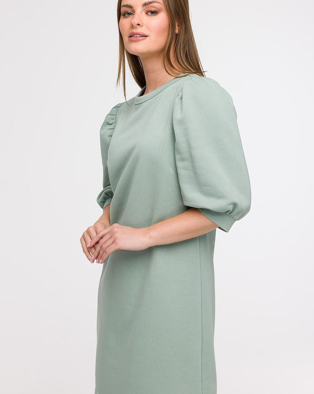 Robe verte ample élégante
