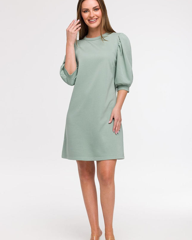 Robe verte ample élégante