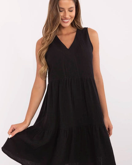 Robe d'été évasée en coton