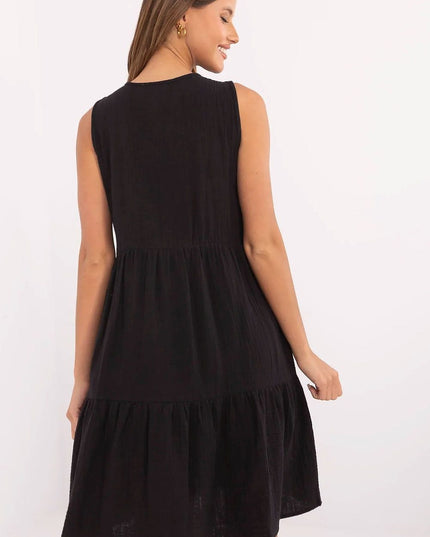 Robe d'été évasée en coton