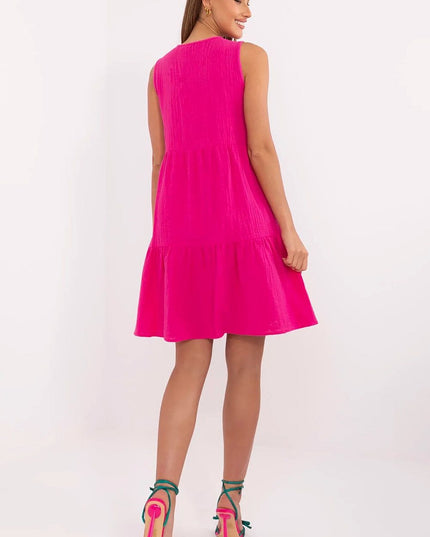 Robe d'été évasée en coton