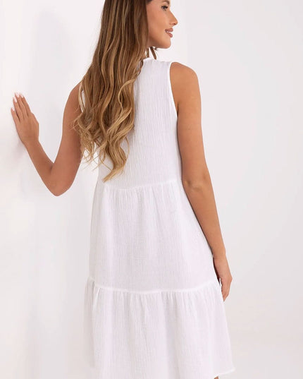 Robe d'été évasée en coton