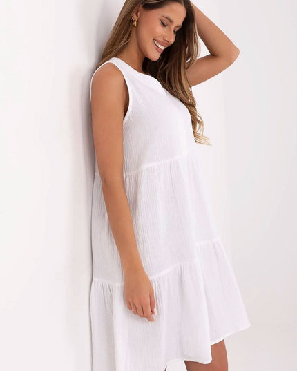 Robe d'été évasée en coton