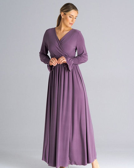 Robe maxi imprimée élégante