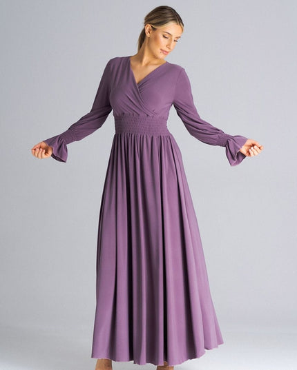 Robe maxi imprimée élégante