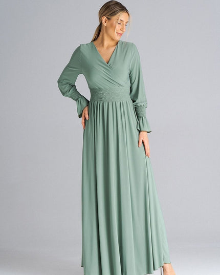 Robe maxi imprimée élégante
