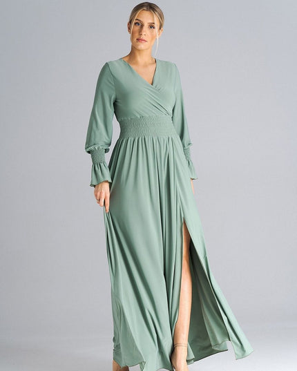 Robe maxi imprimée élégante