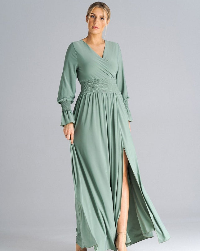 Robe maxi imprimée élégante