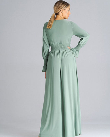 Robe maxi imprimée élégante