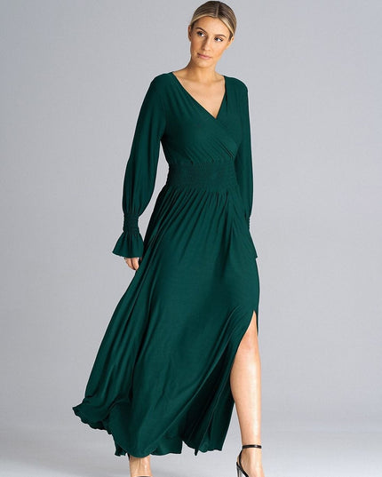 Robe maxi imprimée élégante