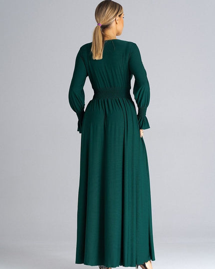 Robe maxi imprimée élégante