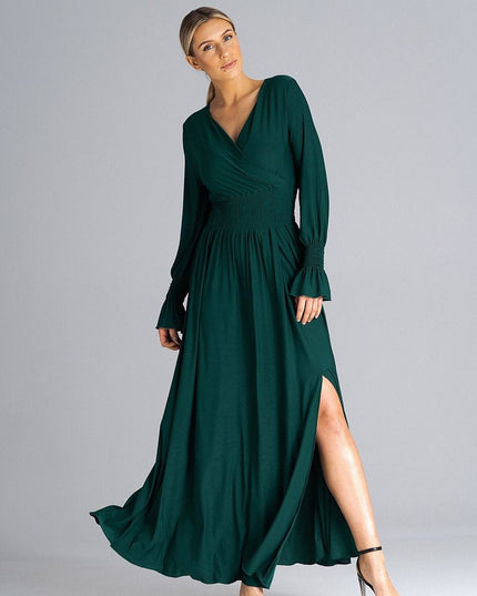 Robe maxi imprimée élégante