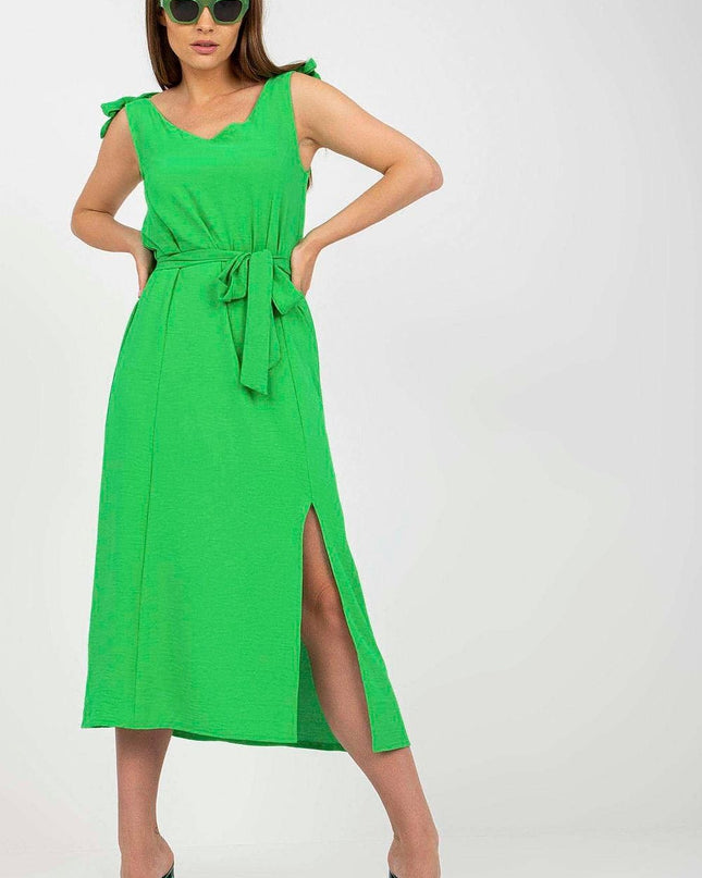 Robe d'été fendue avec lien