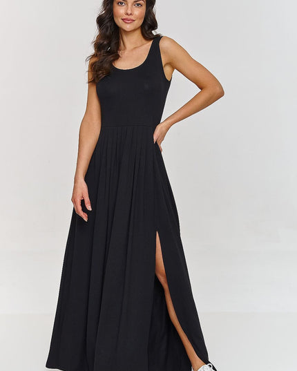 Robe maxi fendue fluide