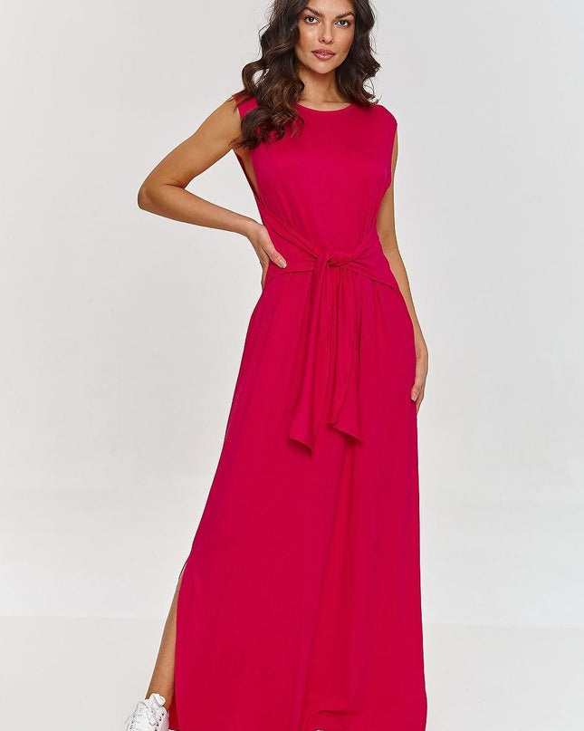 Robe maxi fluide sans manches