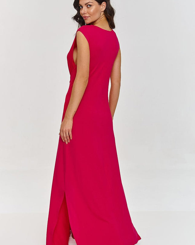 Robe maxi fluide sans manches