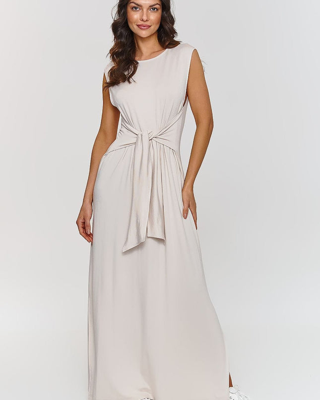 Robe maxi fluide avec ceinture