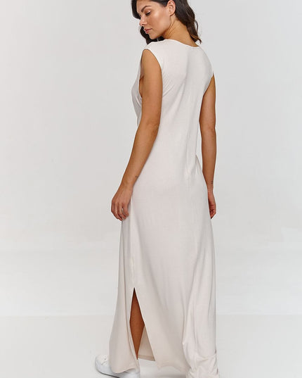 Robe maxi fluide avec ceinture
