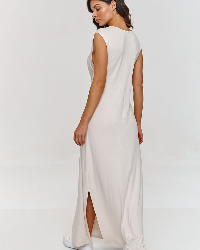 Robe maxi fluide avec ceinture