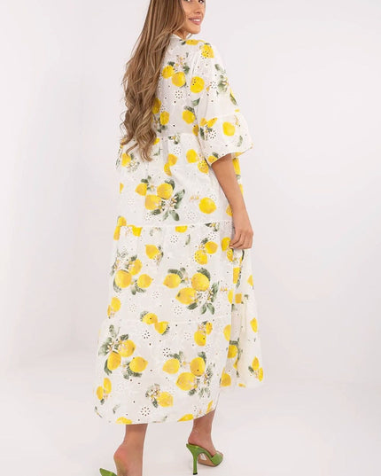 Robe bohème légère en coton