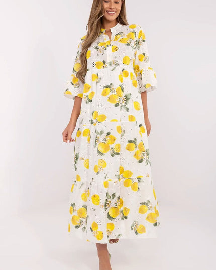 Robe bohème légère en coton